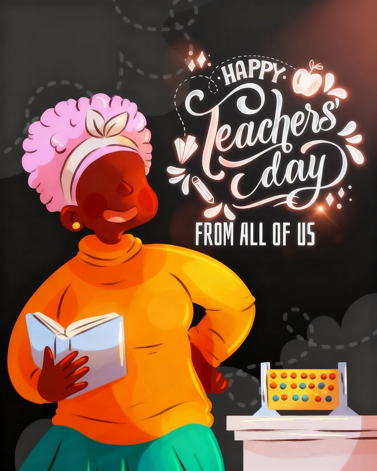 From All Of Us online Teachers Day Card