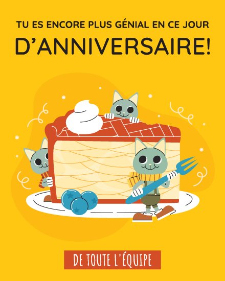Encore Plus Génial Aujourd'hui online Cartes d'Anniversaire Card