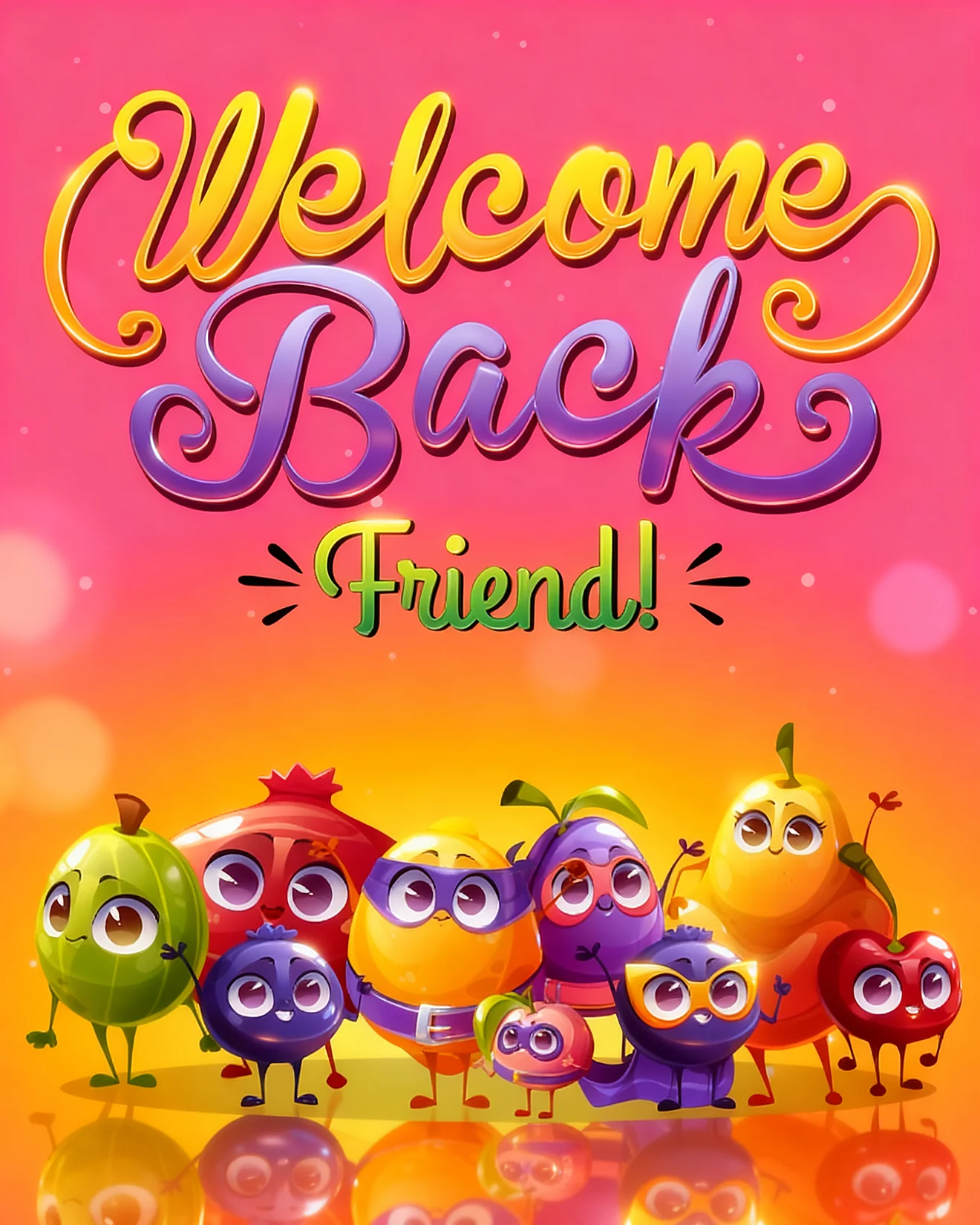 Welcome Back Dear Friend online Welcome Back Card