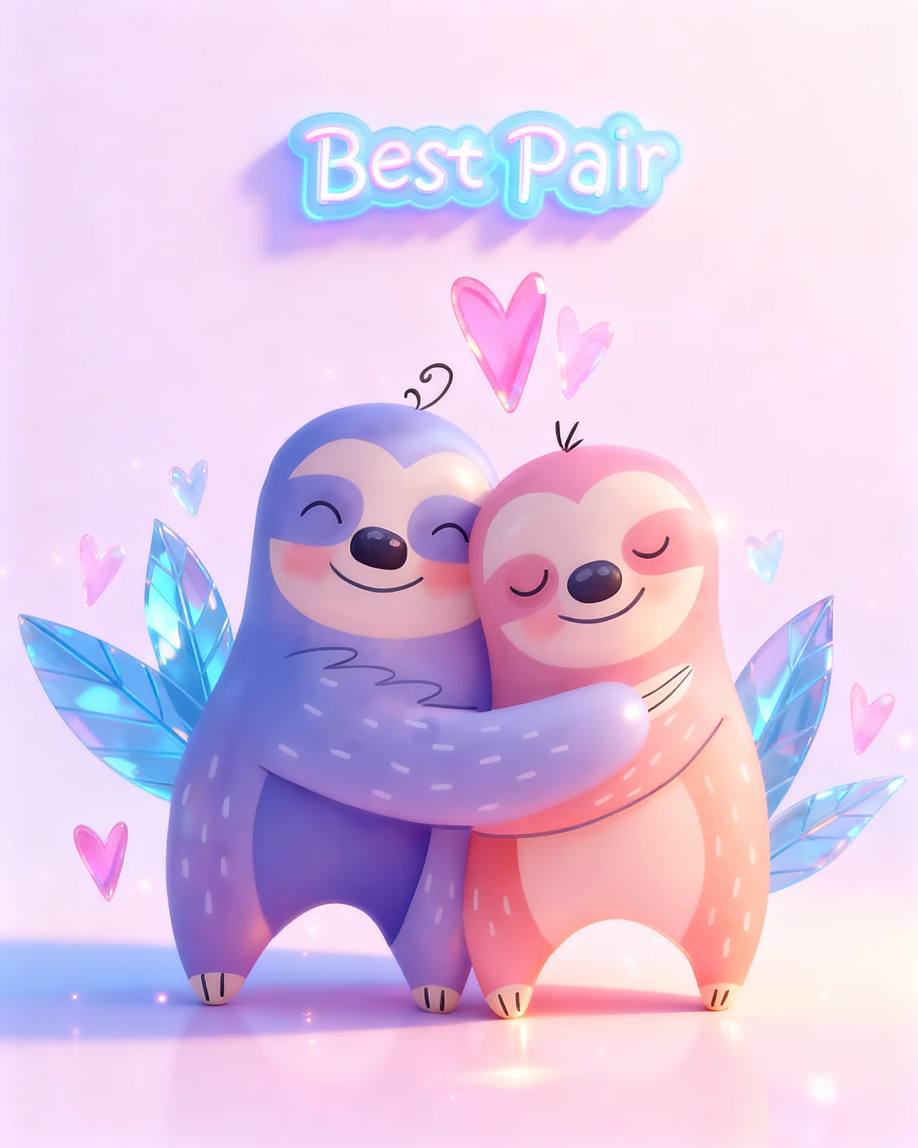 Hugging You Always Friend online Friendship Card