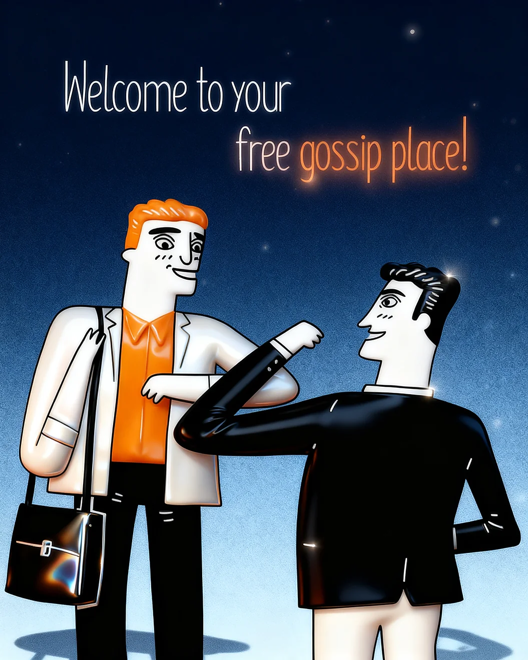 Gossip Place online Welcome To The Team Card