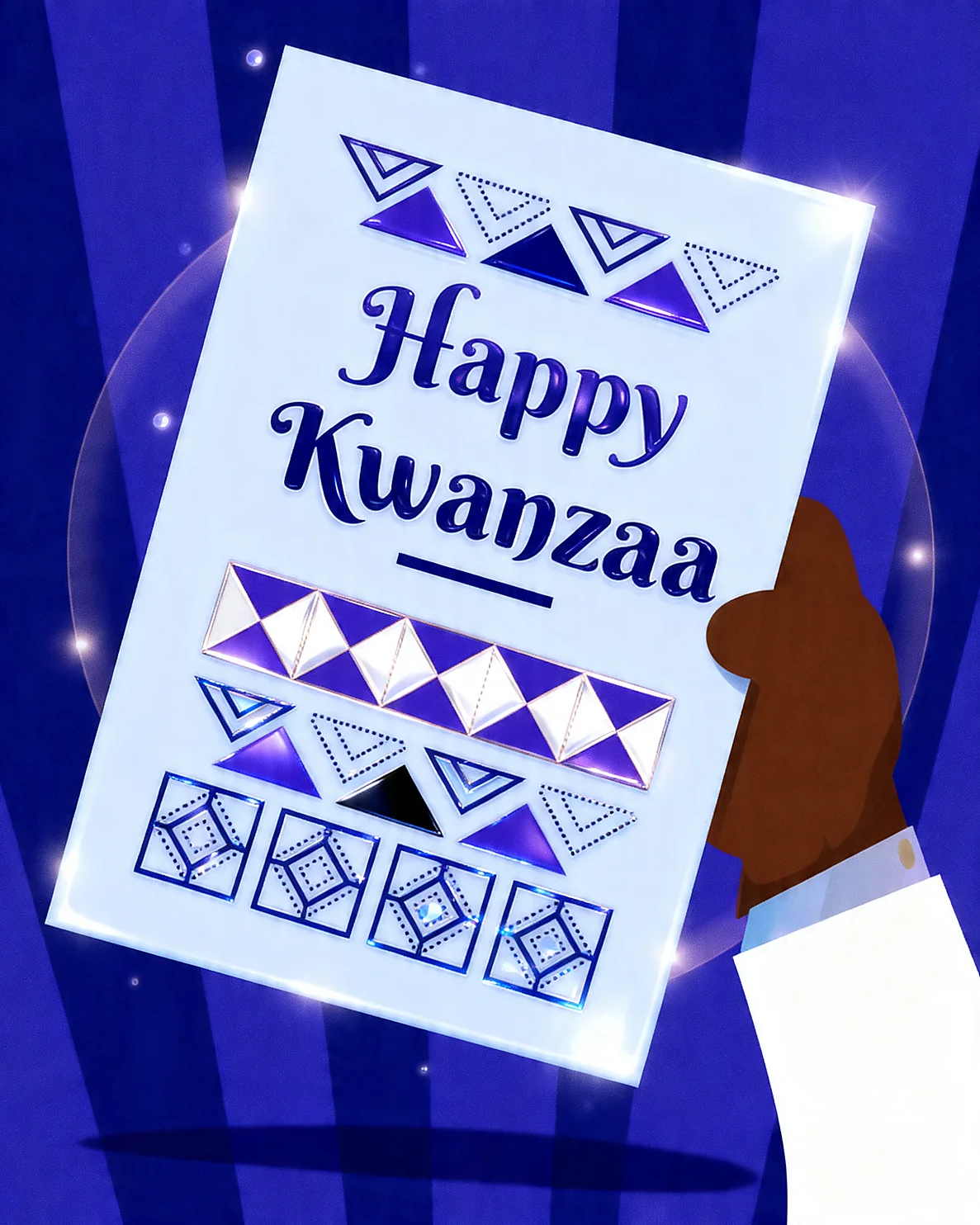 Uplifting Heritage Spirits online Kwanzaa Card