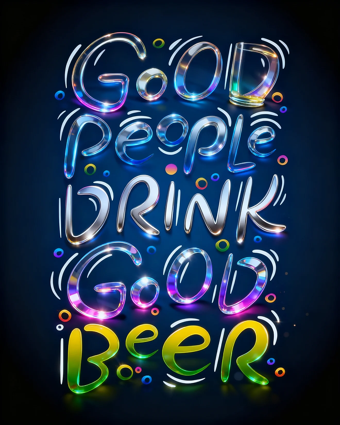 Good People Drink Good online National Beer Day Card