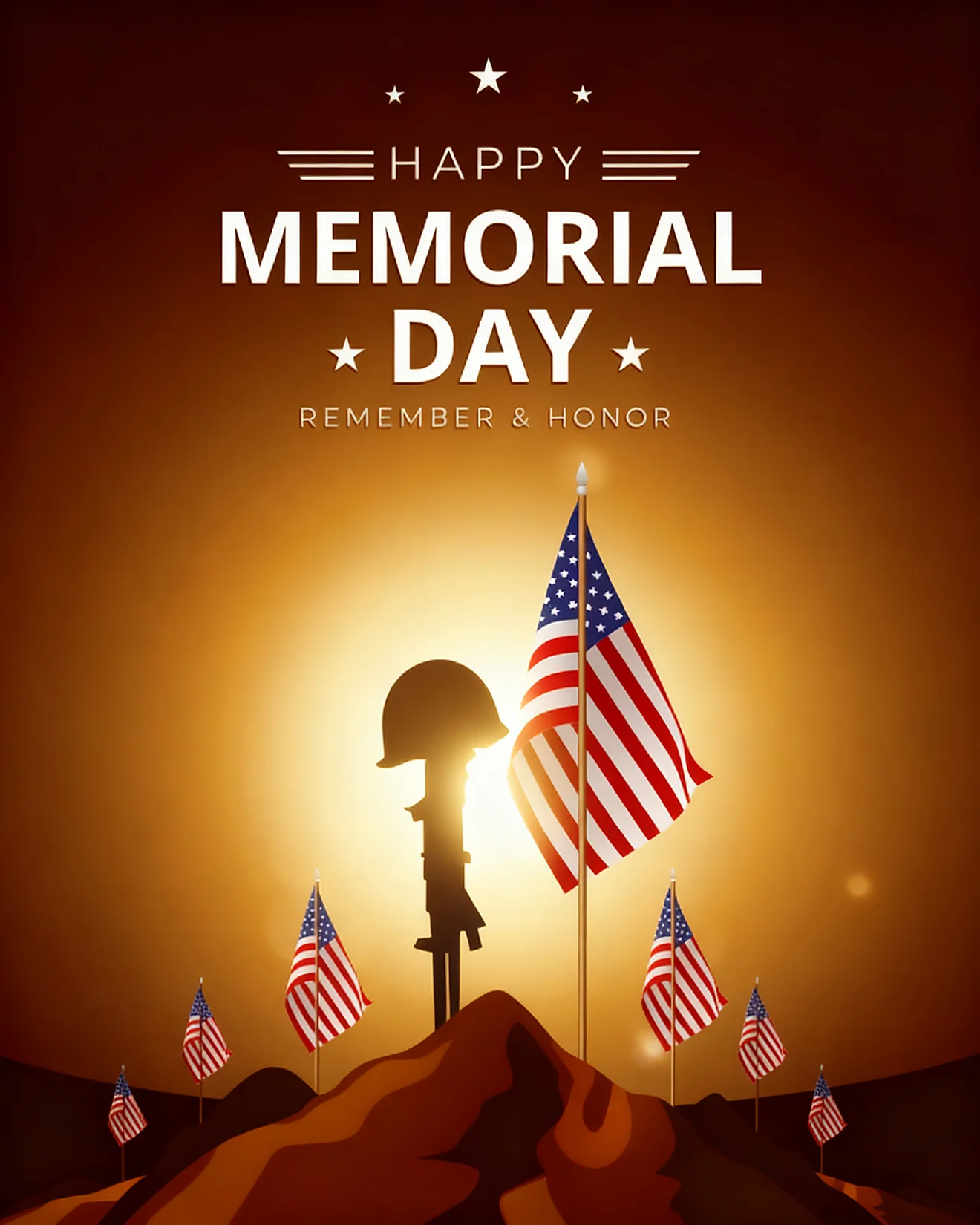 Salute Their Brave Sacrifice online Memorial Day Card