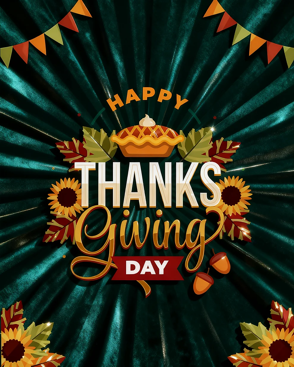 Sunflower Pie Velvet Feast online Thanks Giving Card