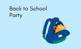 create Back To School Party group cards