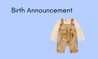 birth announcements group greeting cards