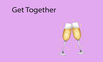get together group greeting cards