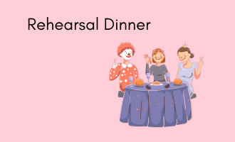 rehearsal dinner group greeting cards