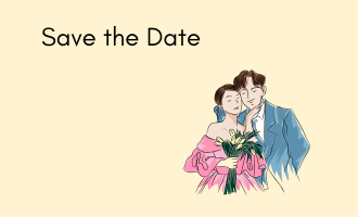create Save The Date group cards