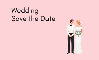 create Wedding Save the Date group cards