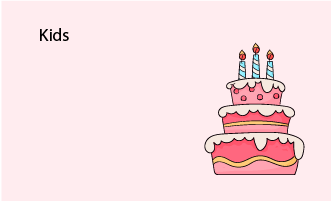 kids birthday group greeting cards