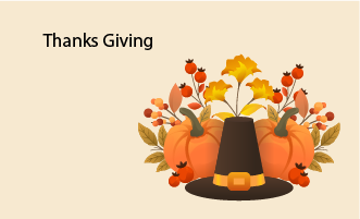 thanks giving group greeting cards