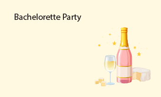 bachelorette party group greeting cards