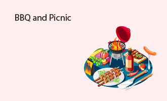 create BBQ and Picnic group cards