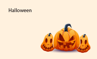 halloween group greeting cards