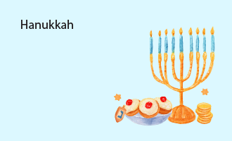 hanukkah invitations group greeting cards