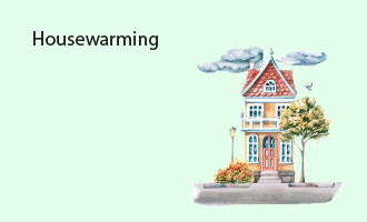 house warming group greeting cards