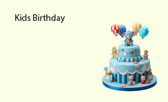 kids birthday group greeting cards