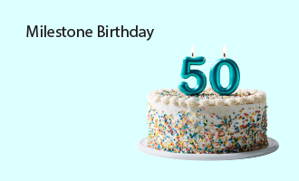 milestone birthday group greeting cards