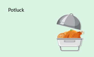 create Potluck group cards