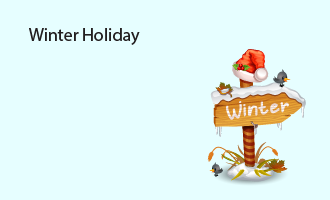 winter holiday group greeting cards