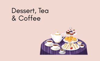 create Dessert, Tea and Coffee group cards