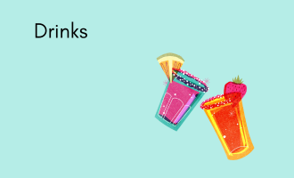 drinks group greeting cards