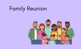 family reunion group greeting cards