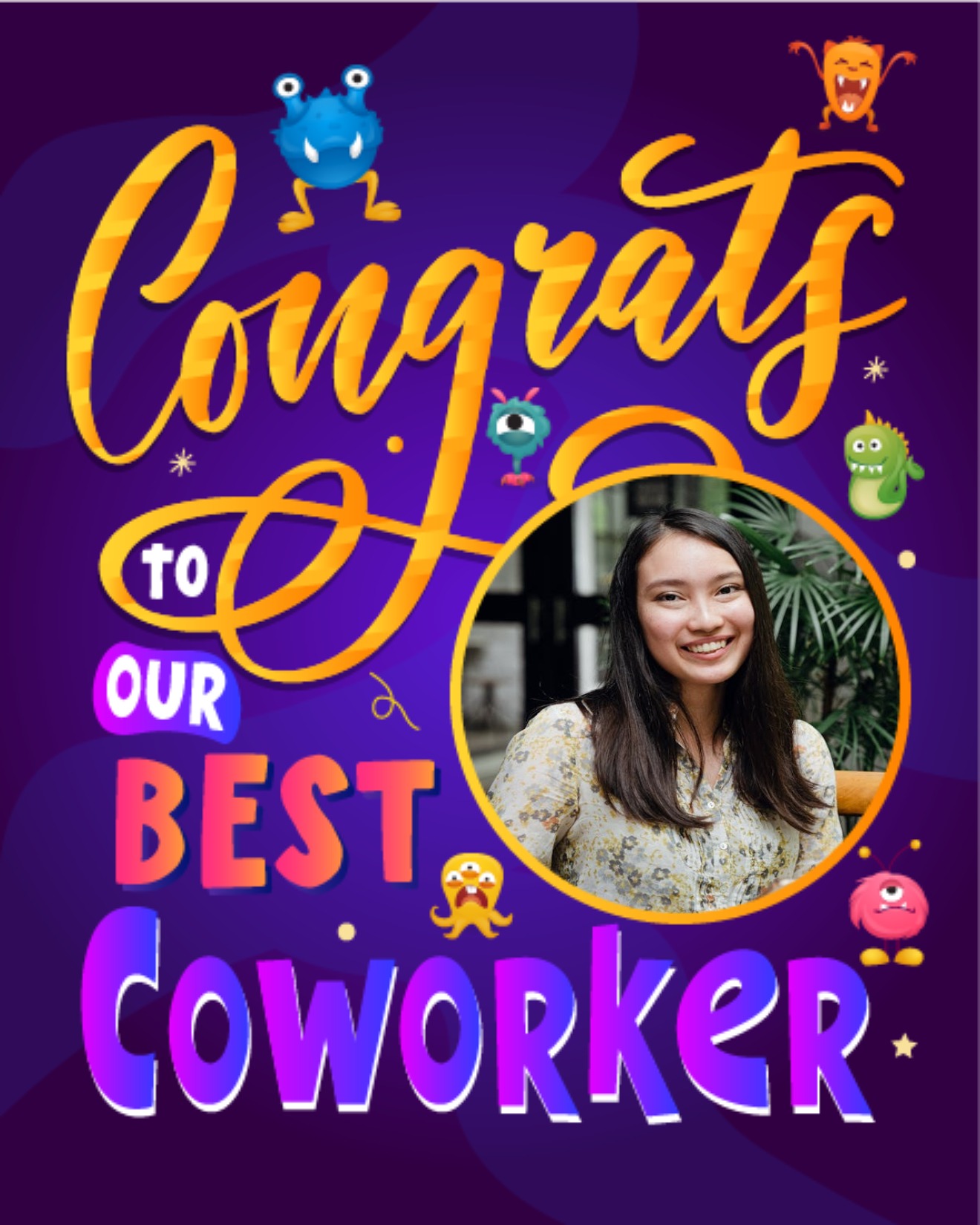 Best Coworker online Congratulations Card