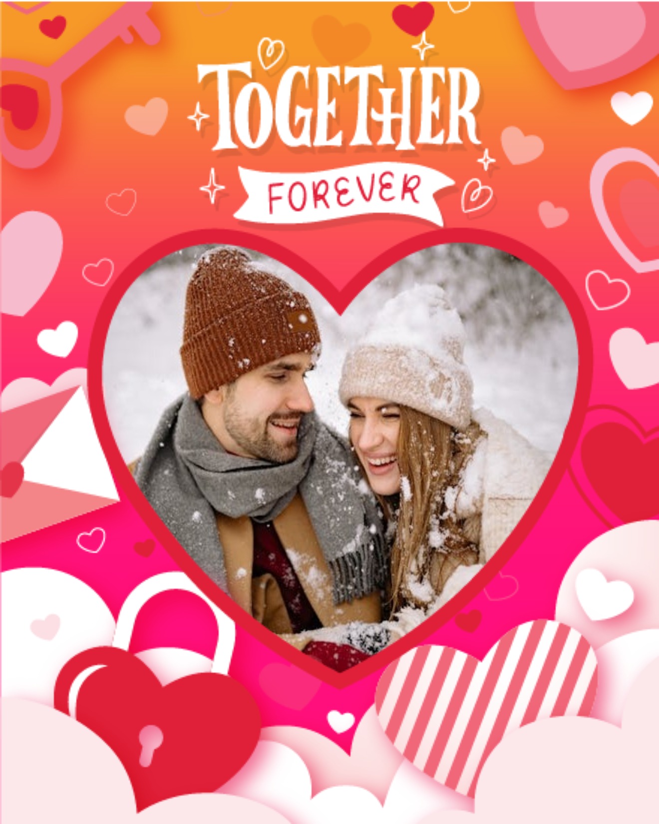 Lock And Key online Love Card