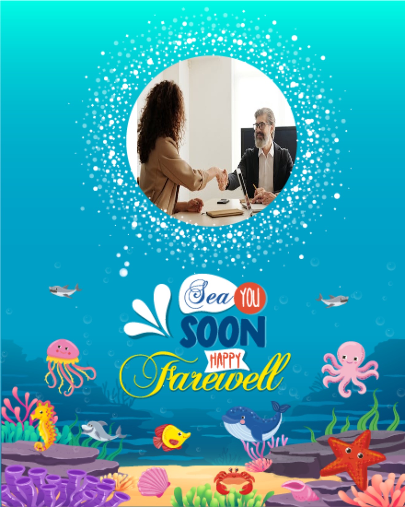 Underwater online Farewell Card