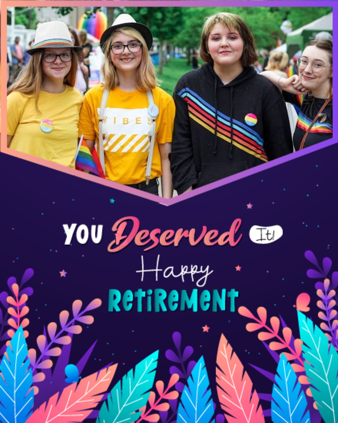 Deserve It online Retirement Card