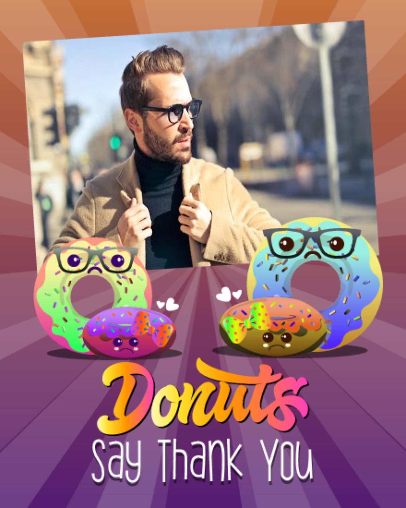 Donuts online Thank You Card