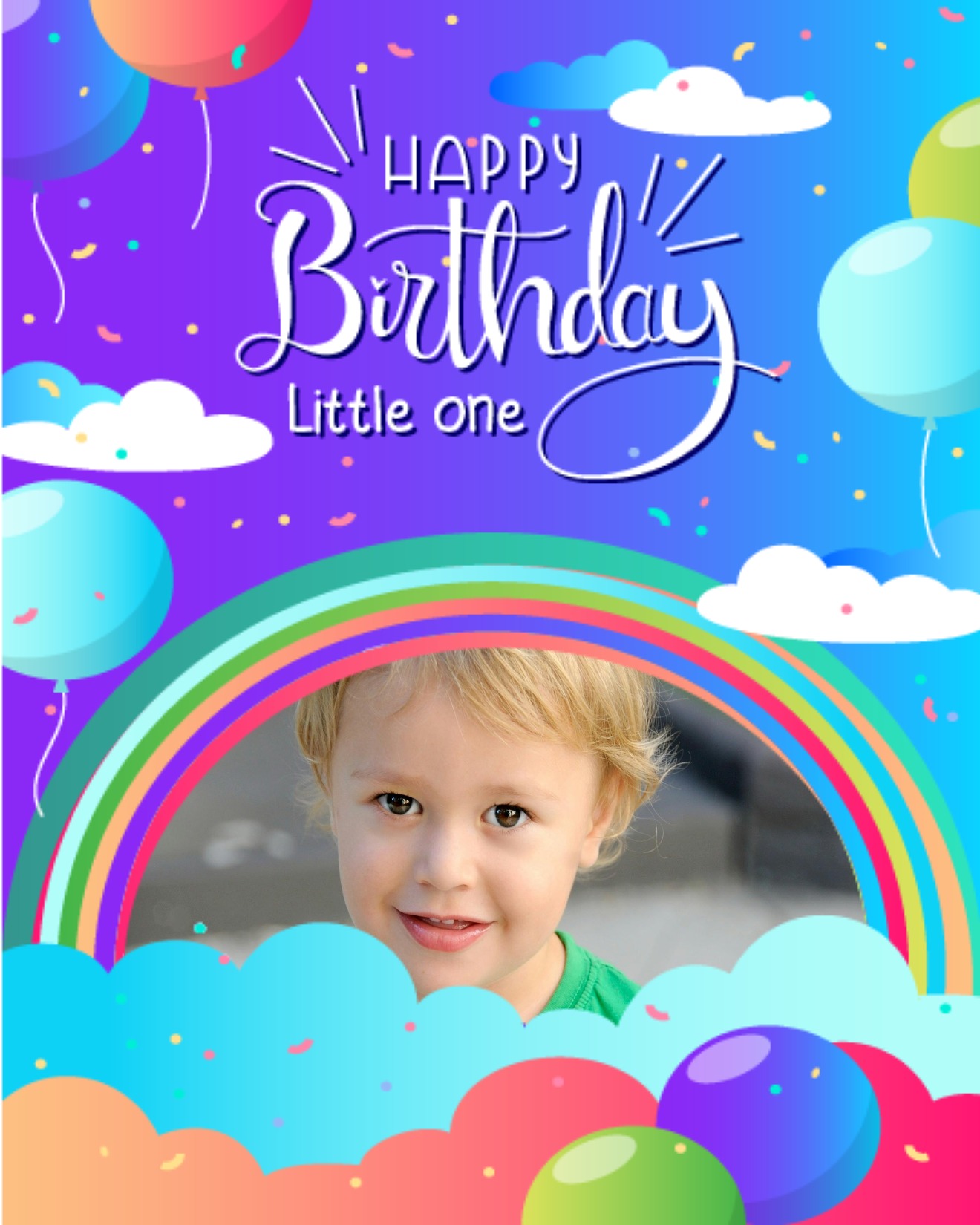 Little One online Kids Birthday Card