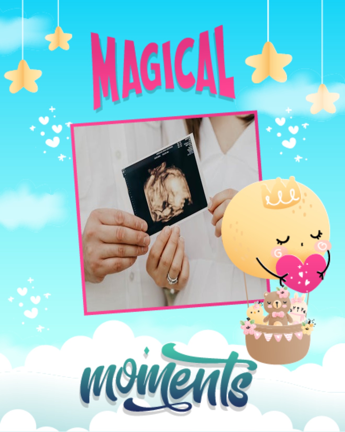 Magical Moments online Baby Shower Card