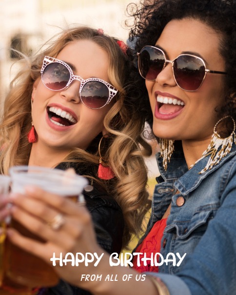 Blank Card online Birthday Card
