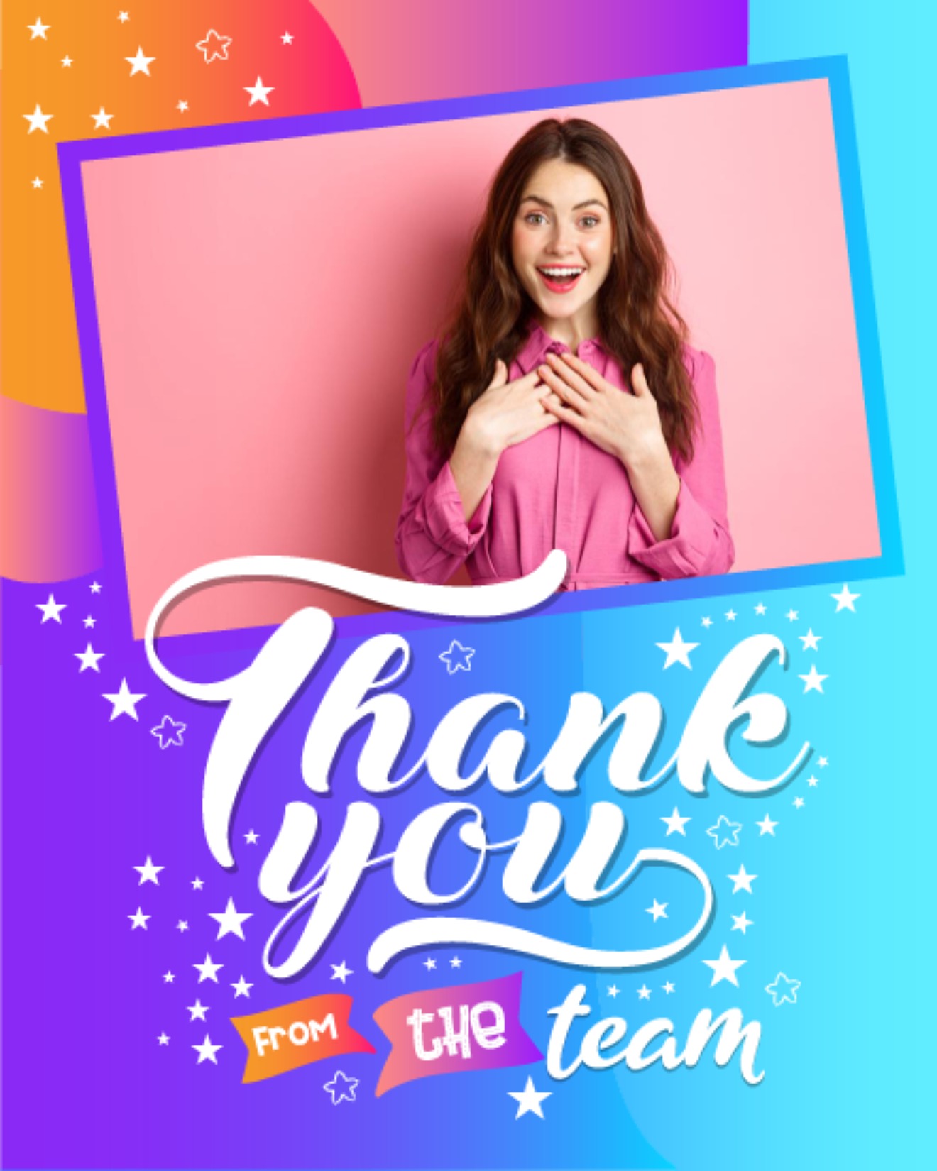 From The Entire Team online Thank You Card
