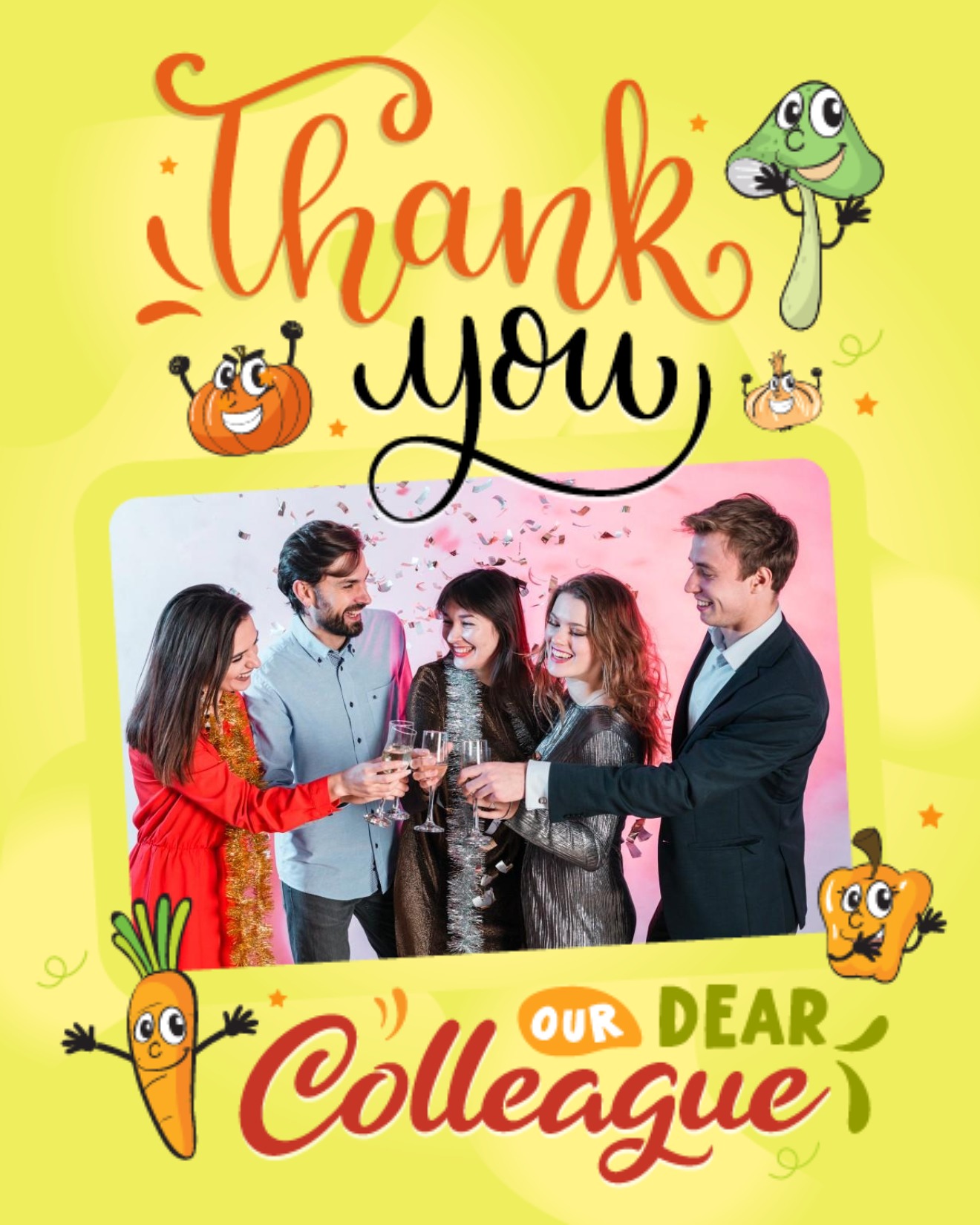 Our Dear Colleague online Thank You Card
