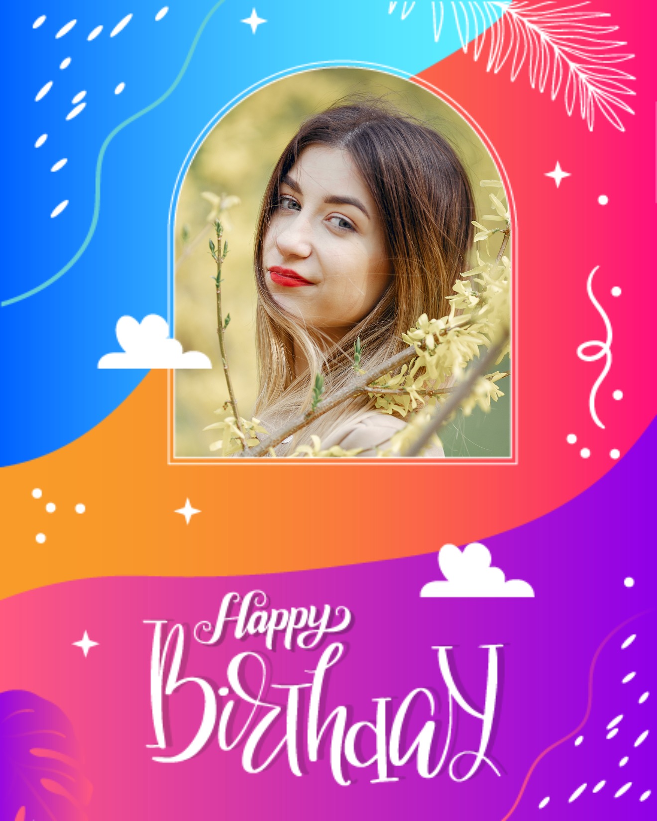 With Love & Color online Birthday Card